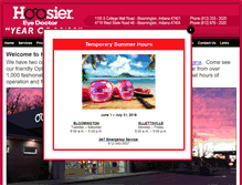 Tablet Screenshot of hoosiereyedoctor.com